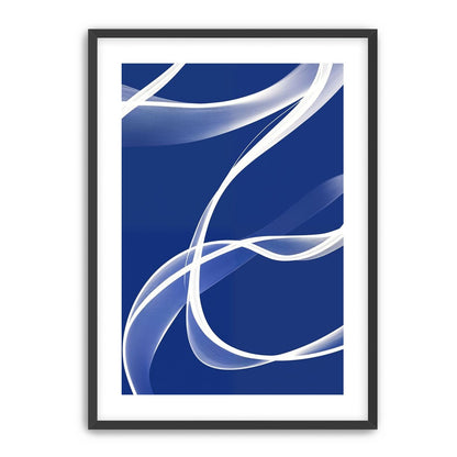 White Stroke on Blue 2