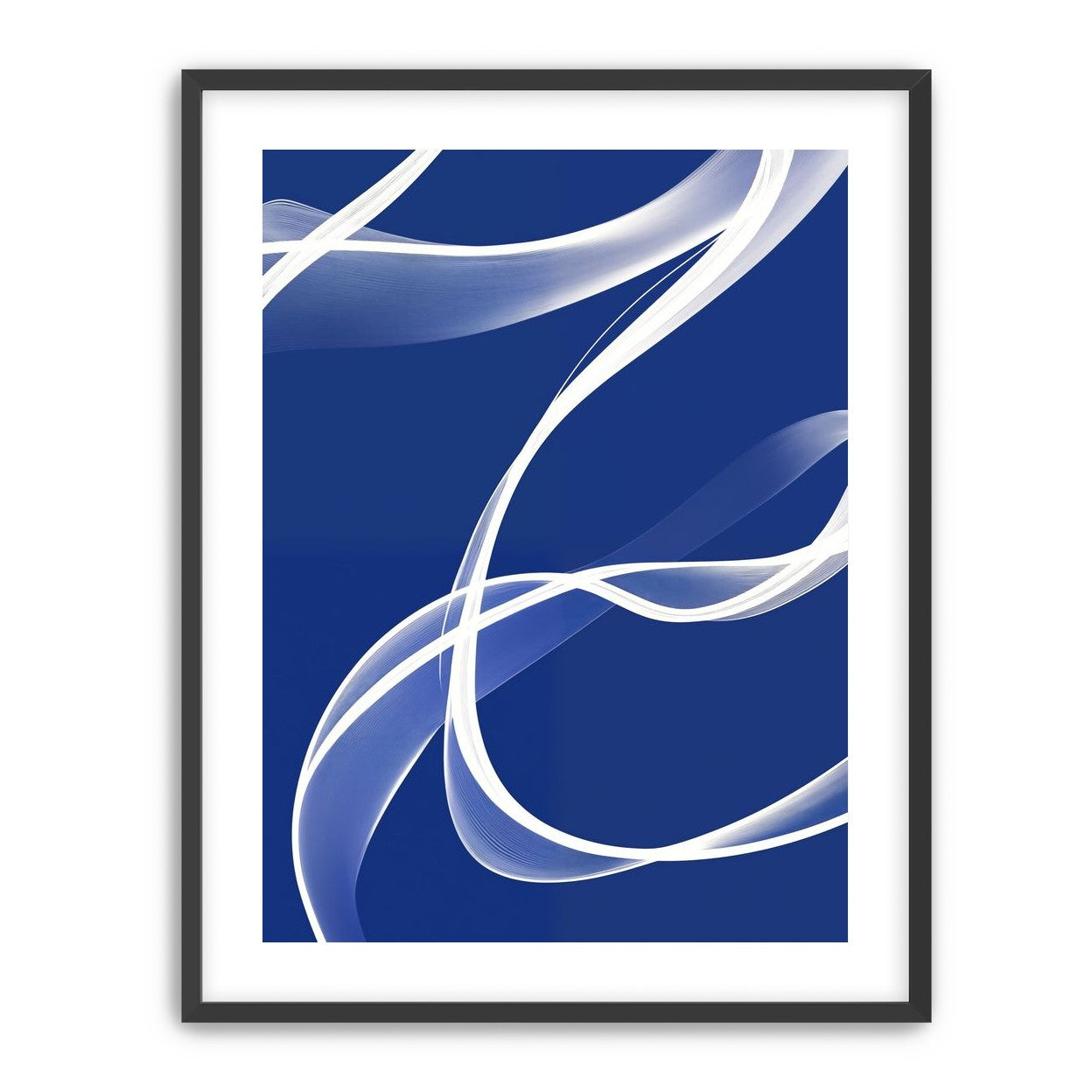 White Stroke on Blue 2