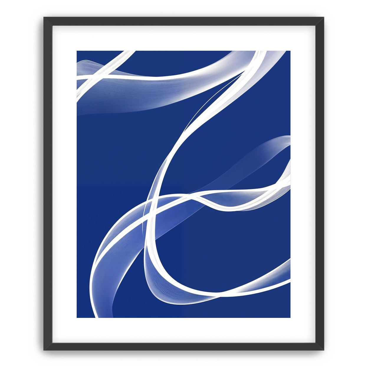 White Stroke on Blue 2