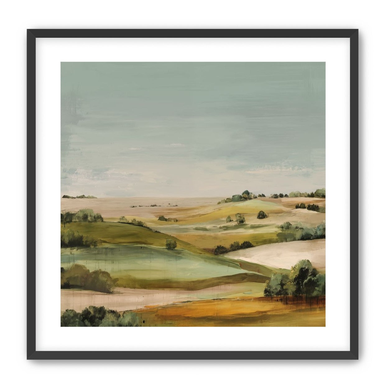 Valley with Rolling Hills