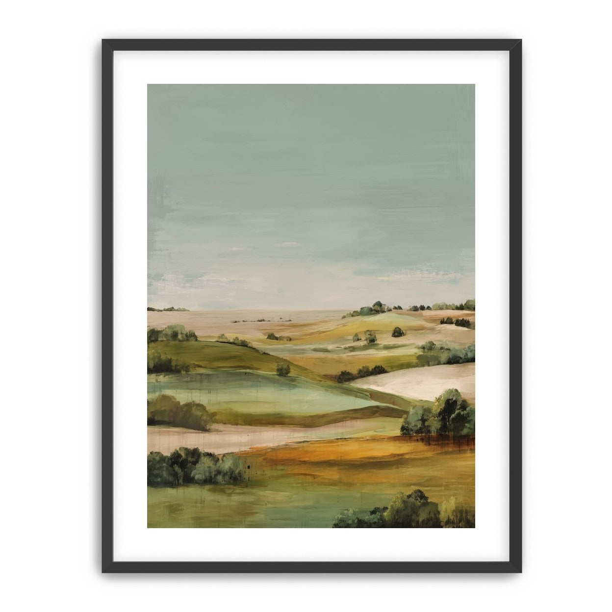 Valley with Rolling Hills
