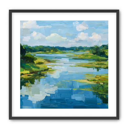 Blue Over Green