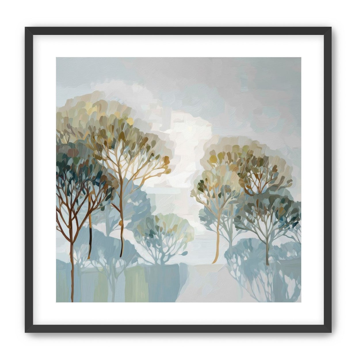 Tree Canopies in Soft Rows