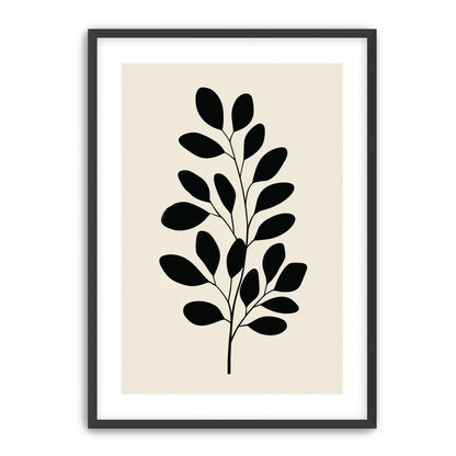Plant Cutout on Cream