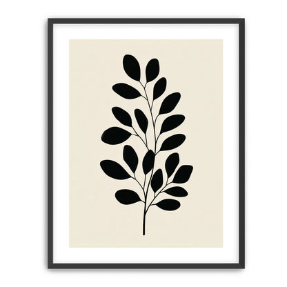 Plant Cutout on Cream