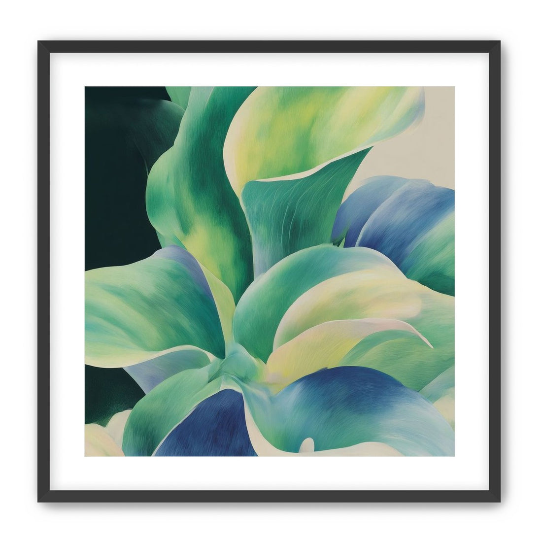 Leaves turning toward light