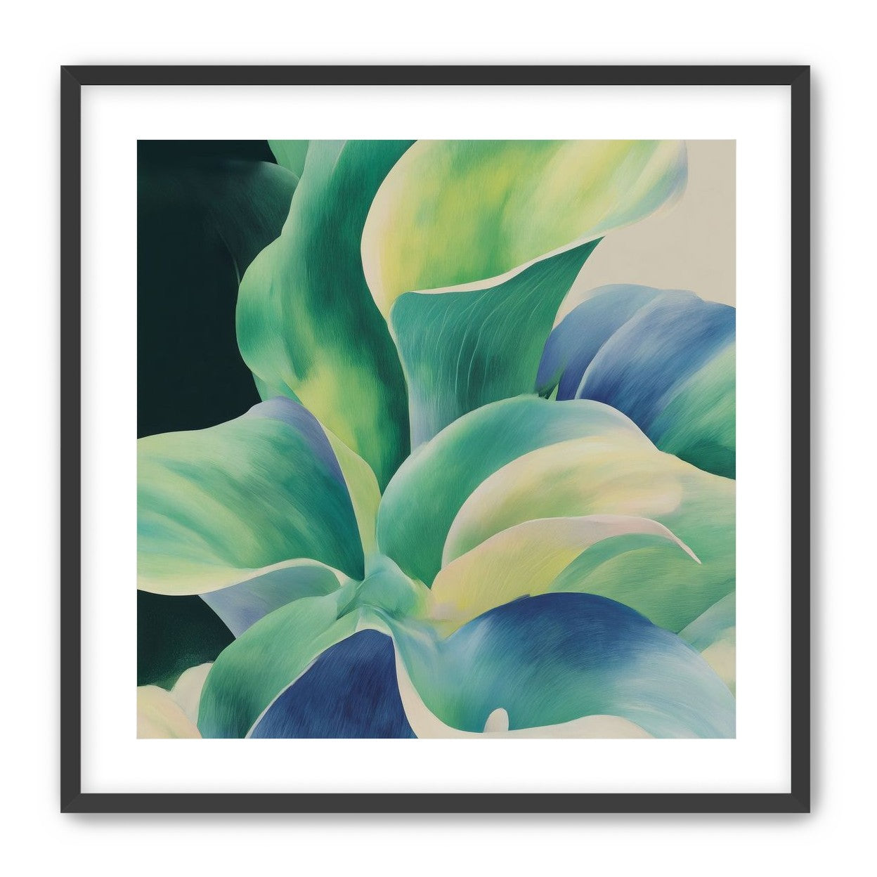 Leaves turning toward light