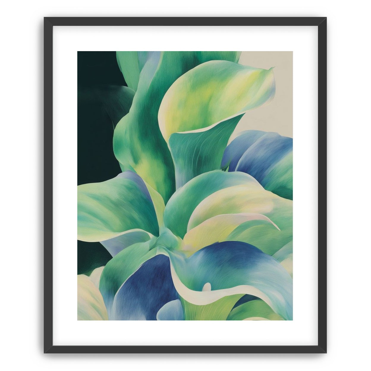 Leaves turning toward light