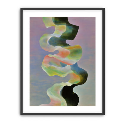 Twisting painted ribbon bands