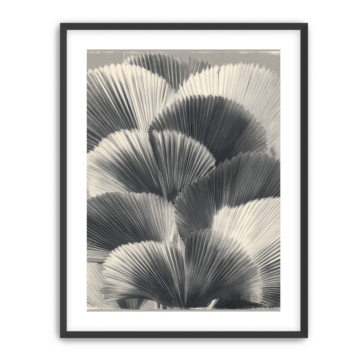 Ginkgo leaves in shadow