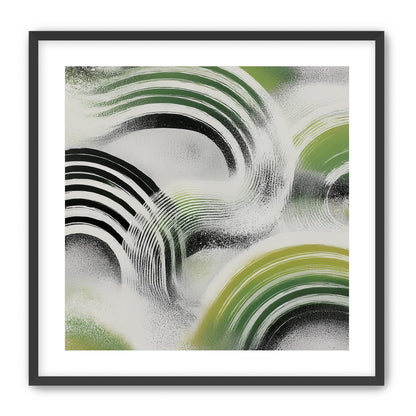 Green arcs across the haze