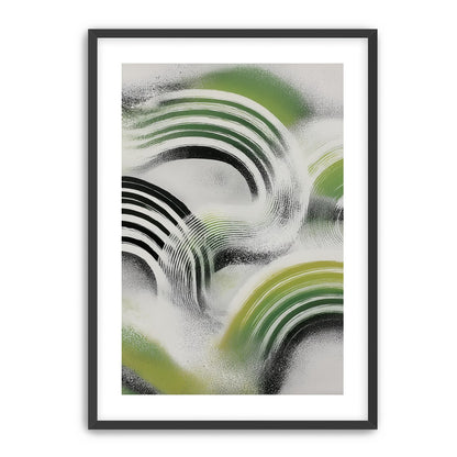 Green arcs across the haze