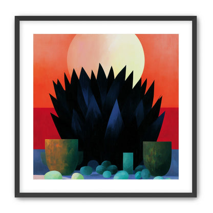 Fruit before the pale sun