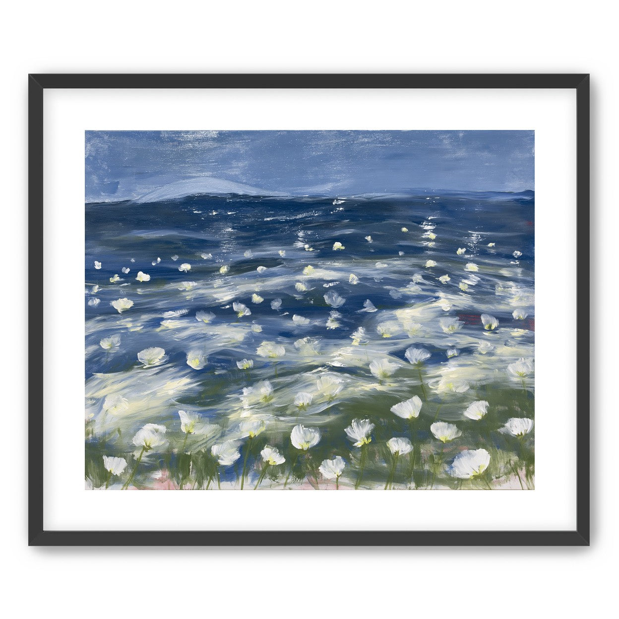White flowers under blue sky