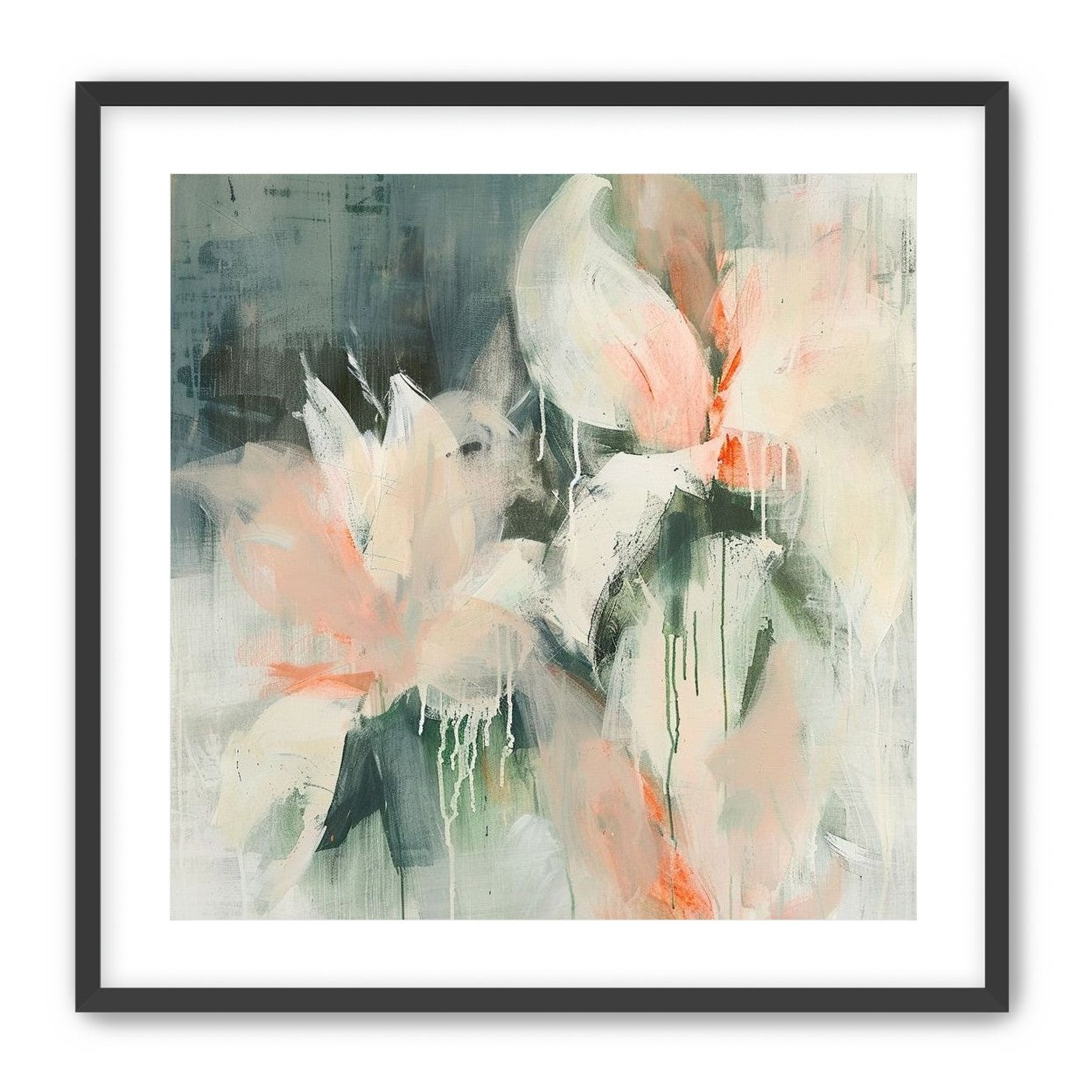 Drips on pale petals