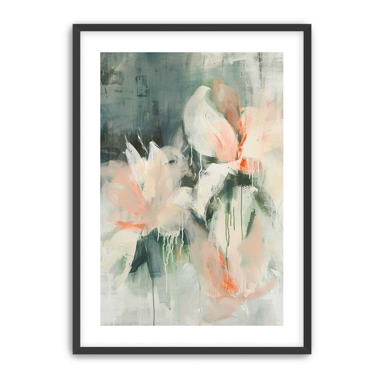 Drips on pale petals