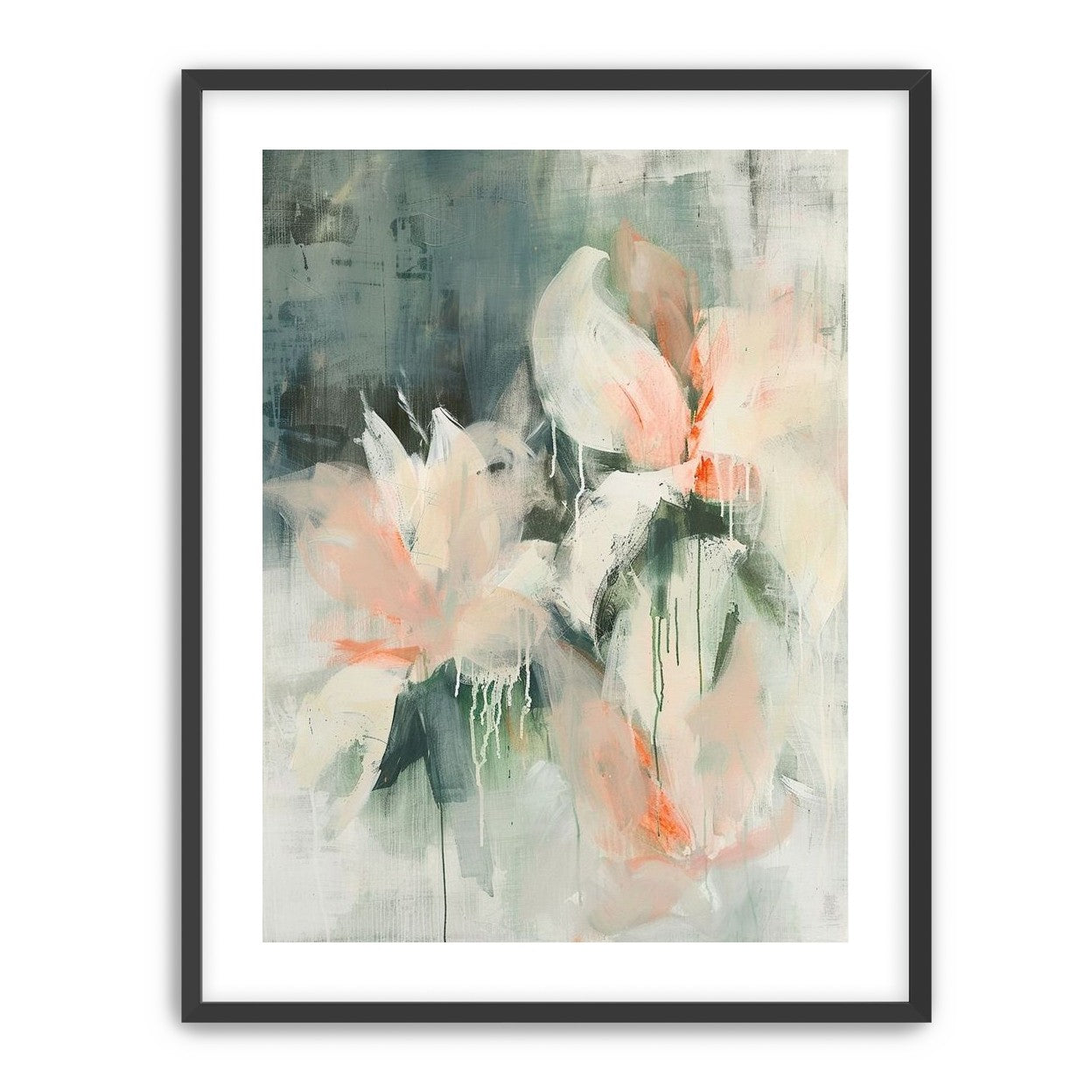 Drips on pale petals