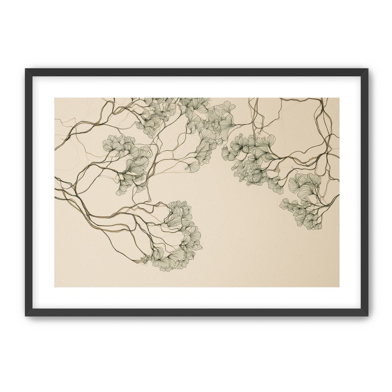 Trees Drawn in Continuous Lines