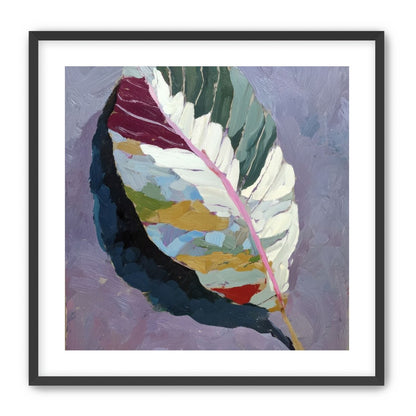 Leaf Form with Divided Color