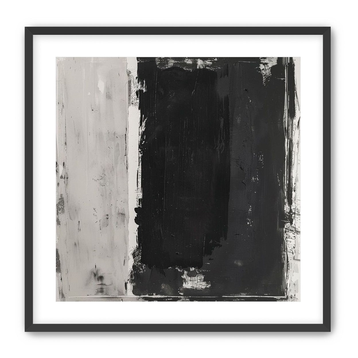 Black weight on gray ground