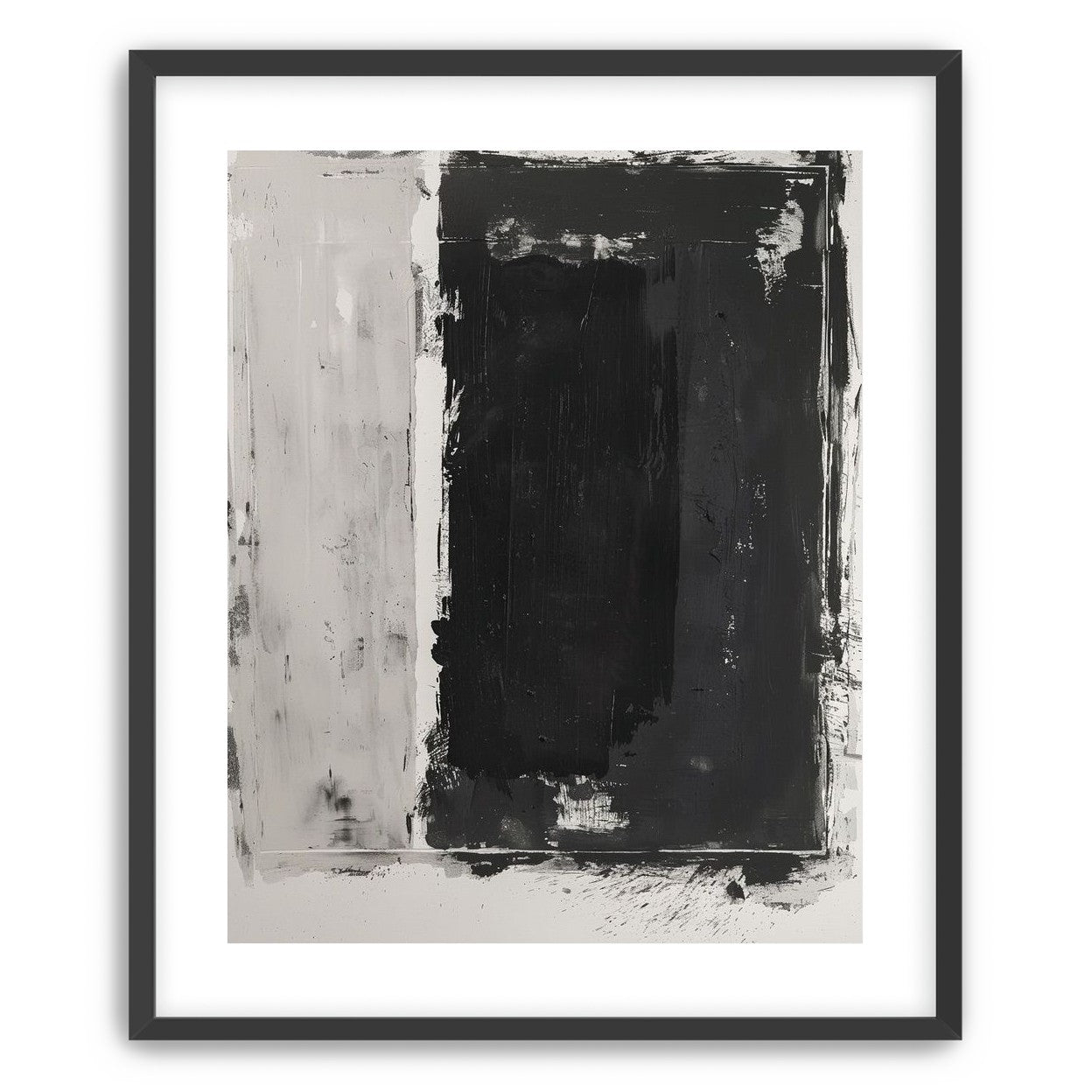 Black weight on gray ground