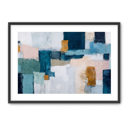 Offset Blocks Across White