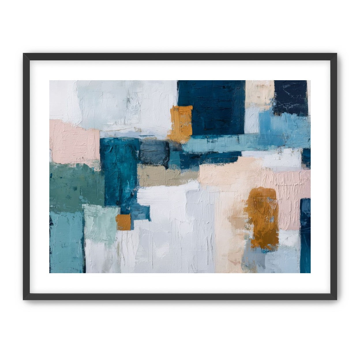 Offset Blocks Across White