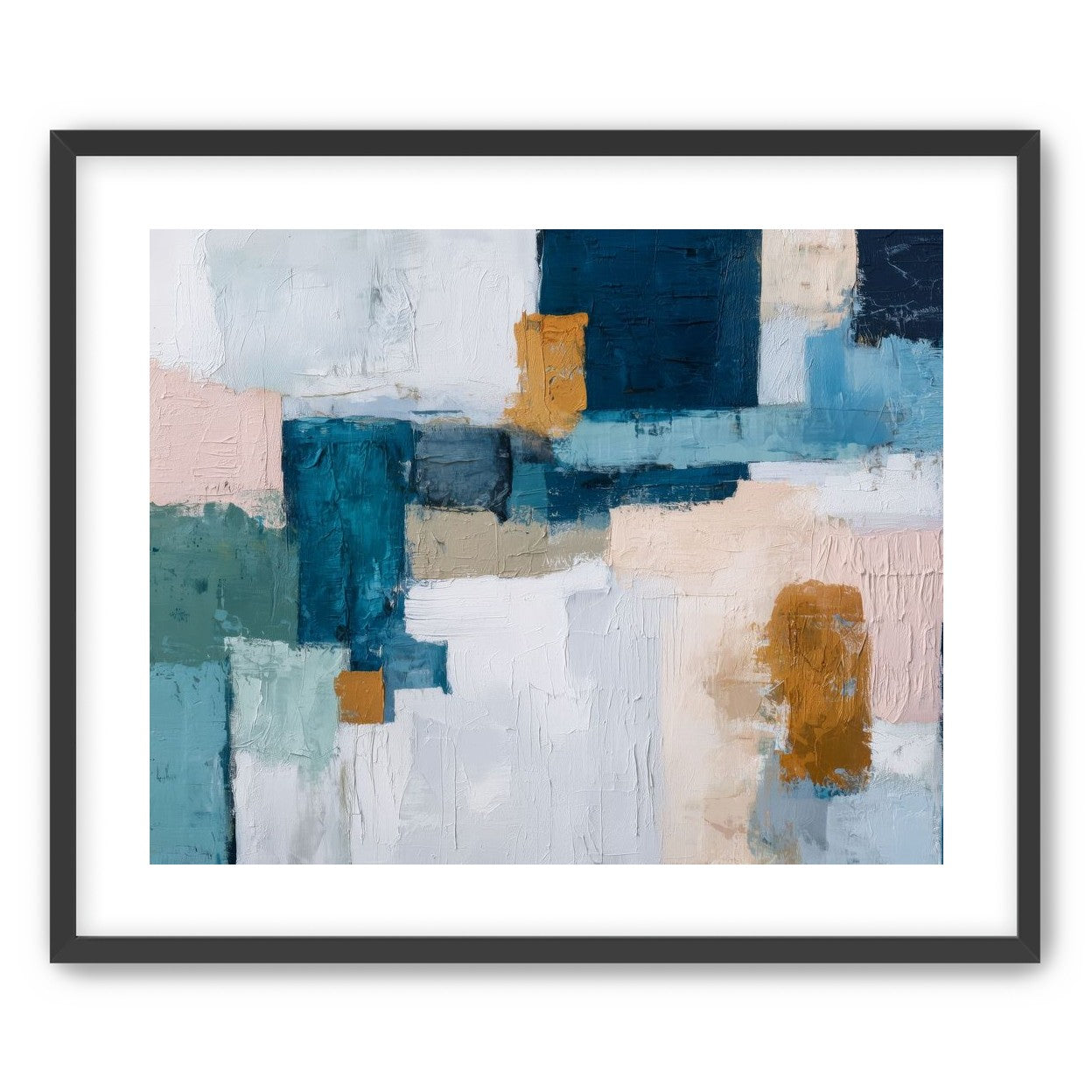 Offset Blocks Across White