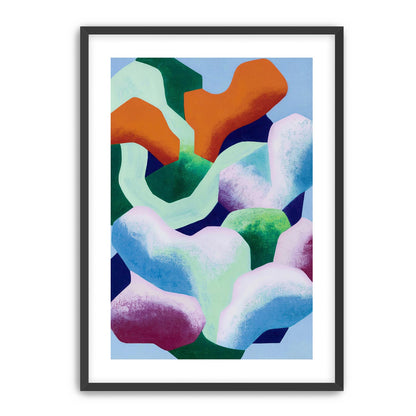 Soft edged color blocks
