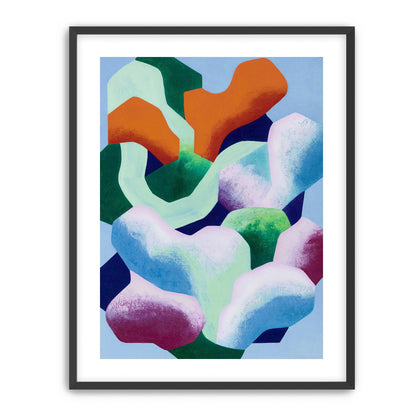 Soft edged color blocks