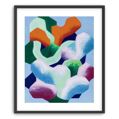 Soft edged color blocks