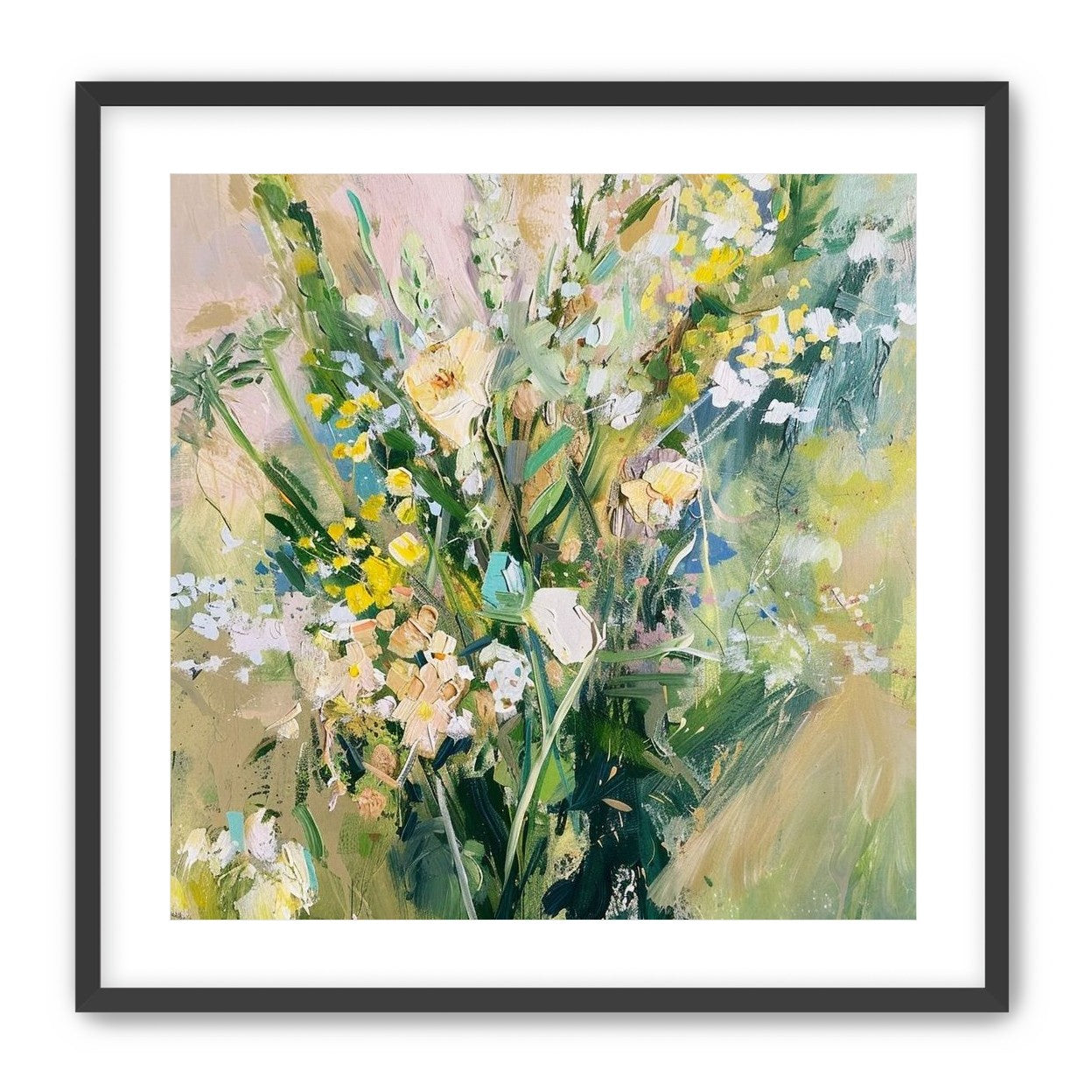 Wildflowers leaning into light