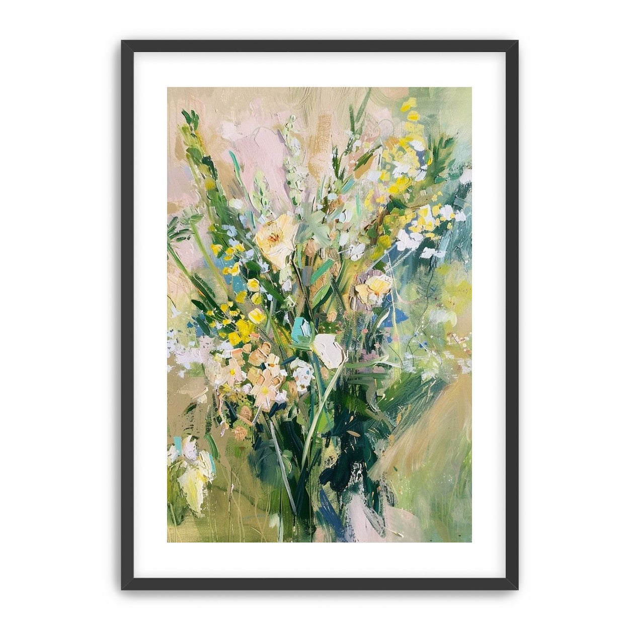 Wildflowers leaning into light