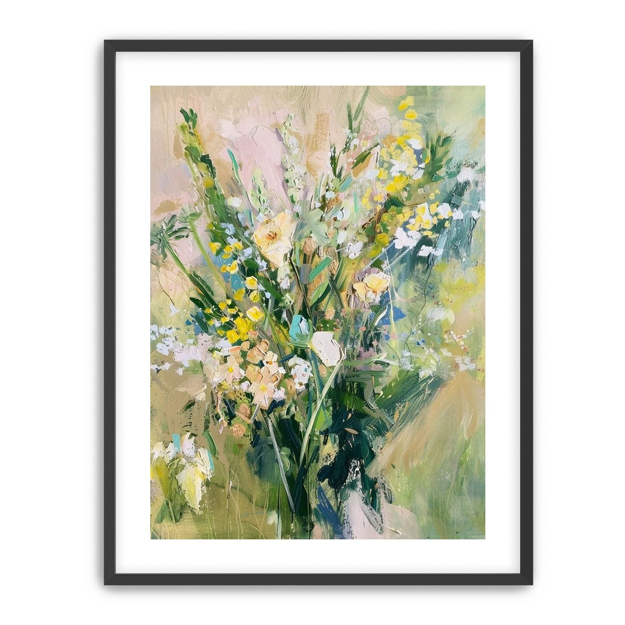 Wildflowers leaning into light