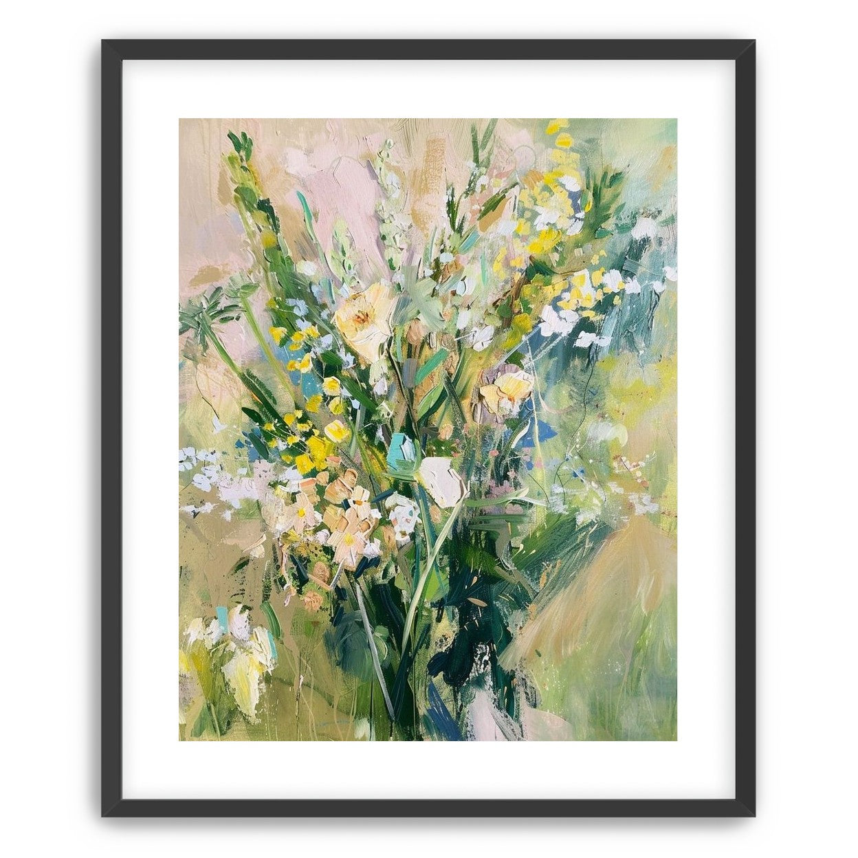 Wildflowers leaning into light