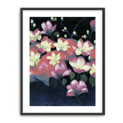Flowers waking in the dark