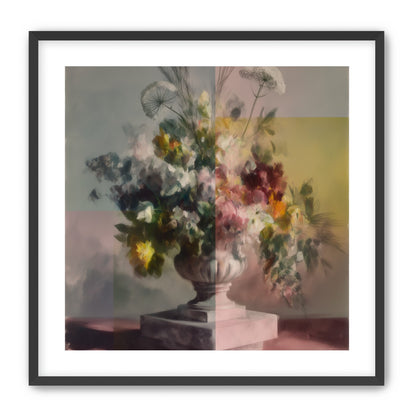 Bouquet in divided light