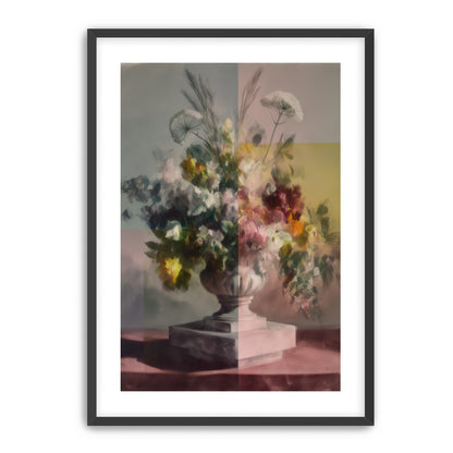 Bouquet in divided light