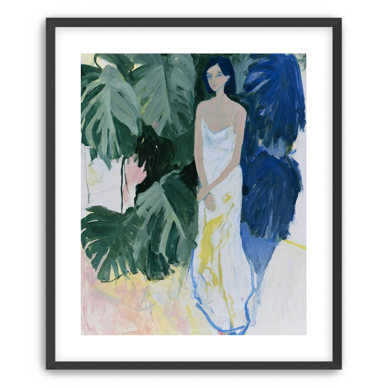 Stillness in broad leaves