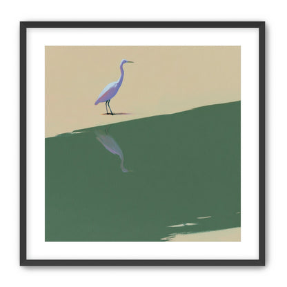 Where the egret doubles