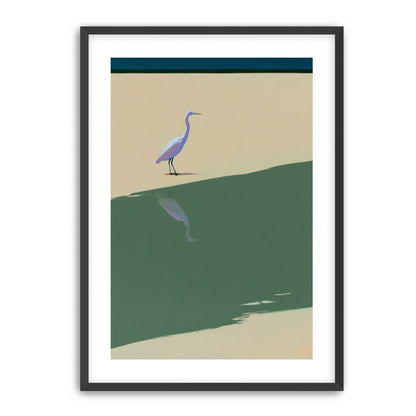 Where the egret doubles