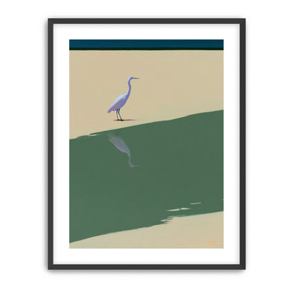Where the egret doubles
