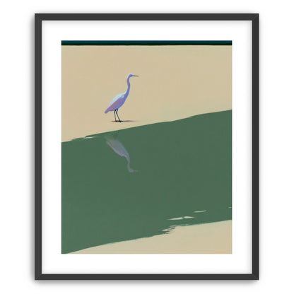 Where the egret doubles