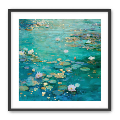 Quiet Gold on Blue Water