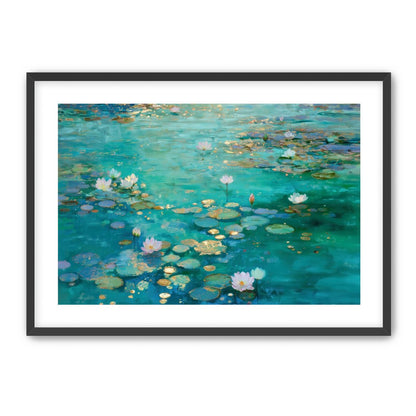 Quiet Gold on Blue Water