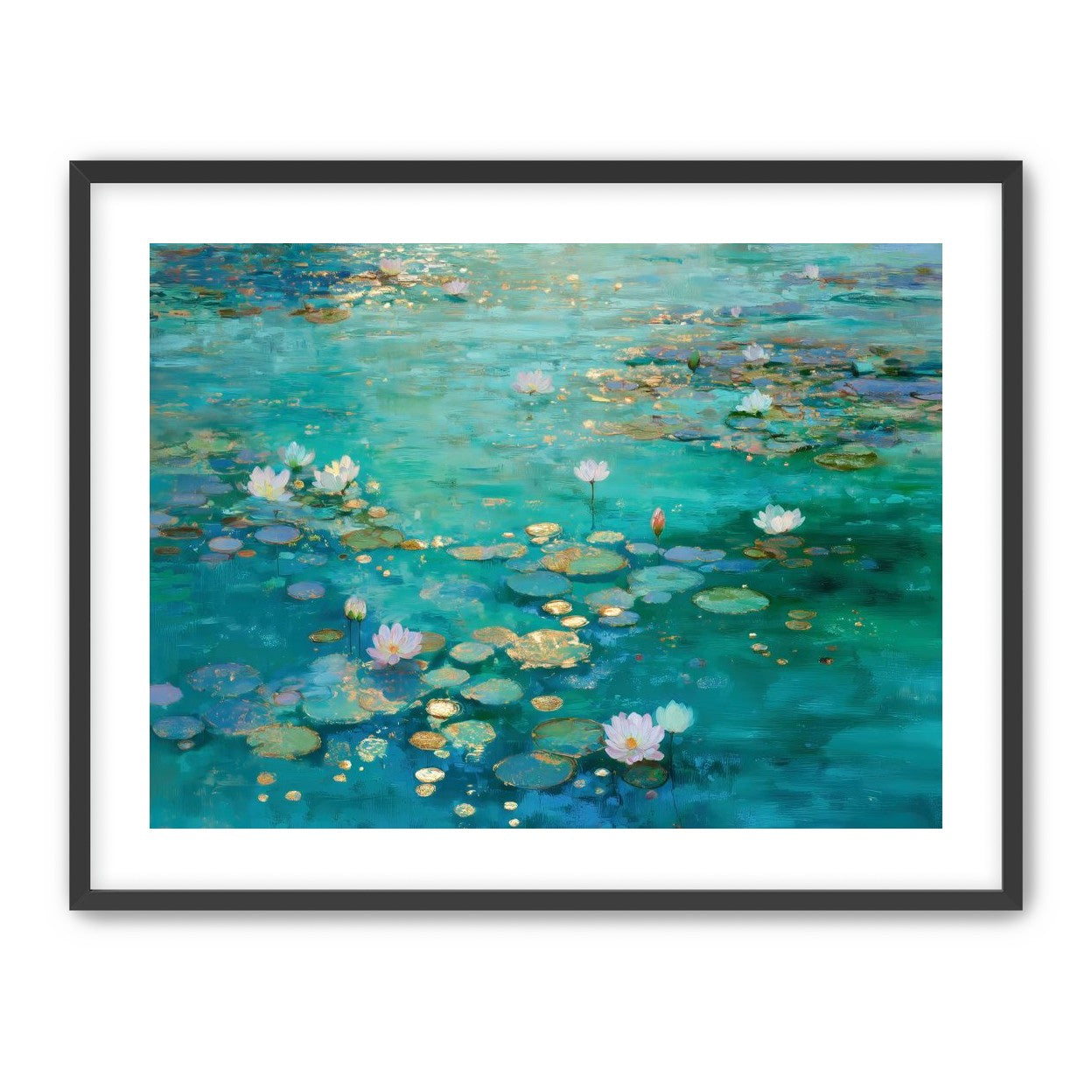 Quiet Gold on Blue Water