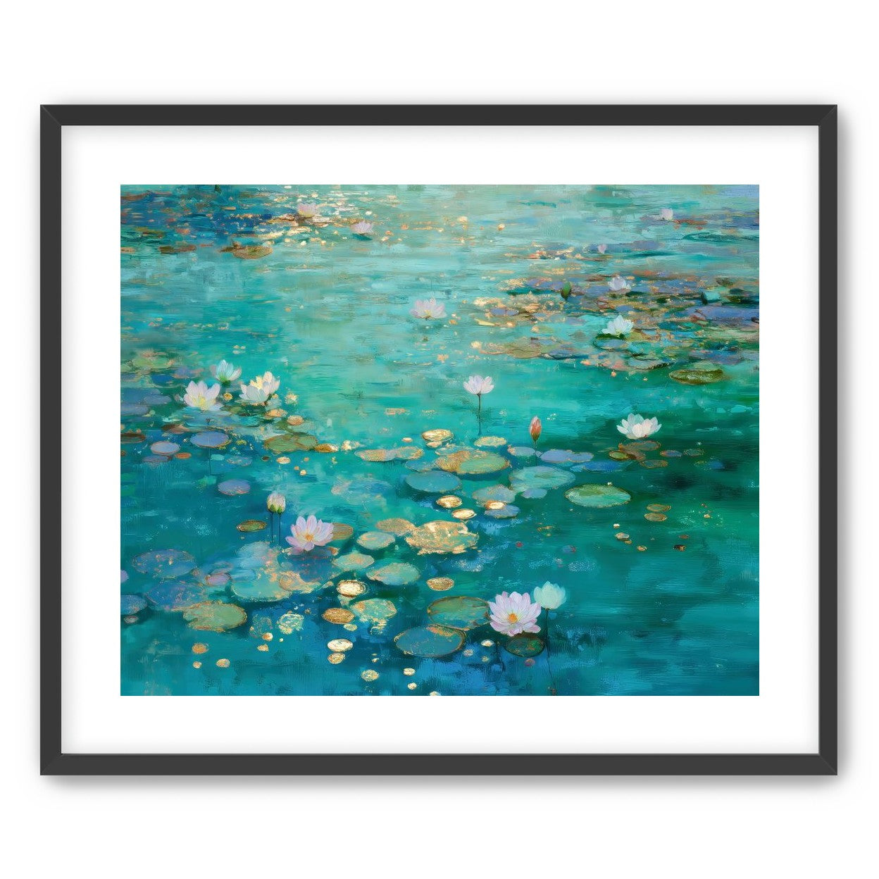 Quiet Gold on Blue Water