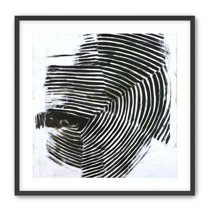 Black bands in white scrape