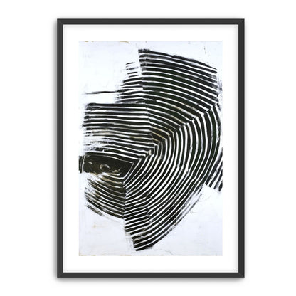 Black bands in white scrape