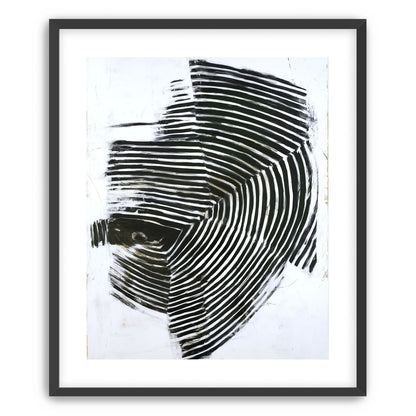 Black bands in white scrape